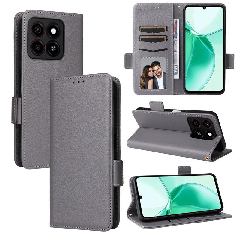 Flip Cases For ZTE Blade A35/Blade A55 Leather Case [Flip Vintage Leather] Wallet Shockproof Durable Retro Phone Case