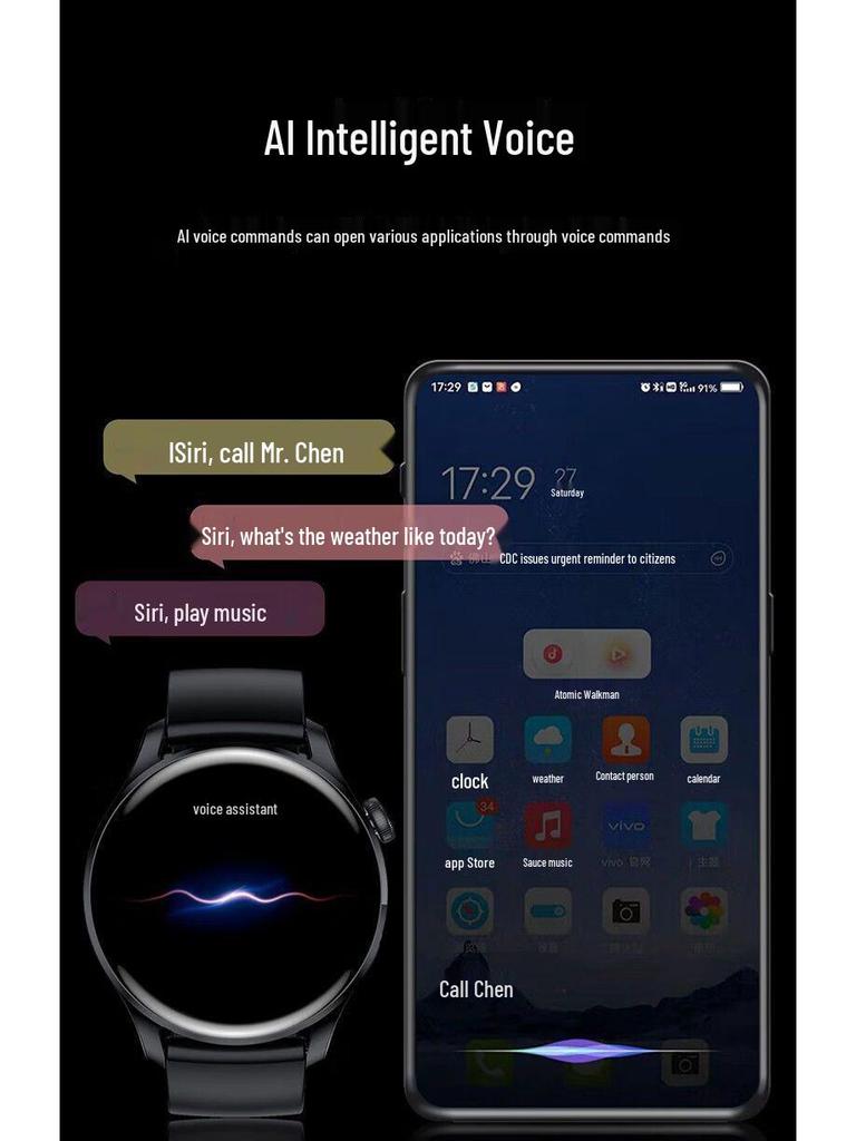 T09 Sport Smartwatch GT8: Waterproof with Heart Rate, Blood Pressure, Blood Oxygen Monitoring, Offline Payment, and NFC.