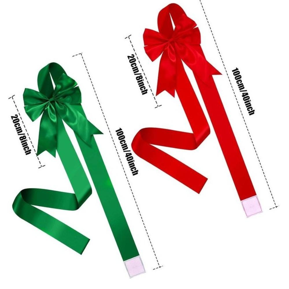 New Party Decor Bow Ribbon DIY Supplies Cabinet Door Hanging Door Bow Ribbon Hanging Charm Christmas
