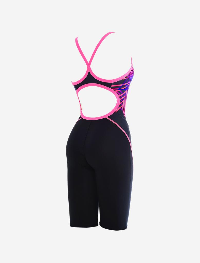 Toneidoseupocheu Pinkstar 5-Part Half-Body V-Back Swimsuit
