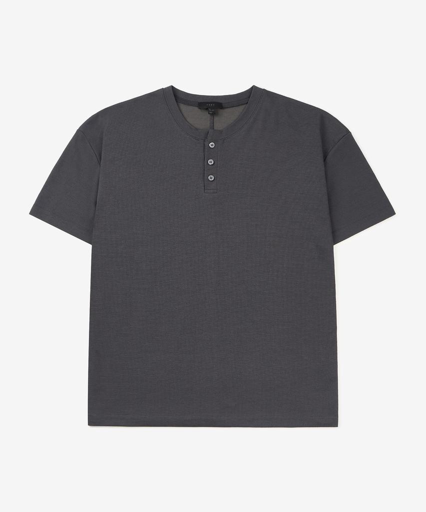 Dei Cp Muscle Fit Henley Neck Short Sleeve T-Shirt_4 Color