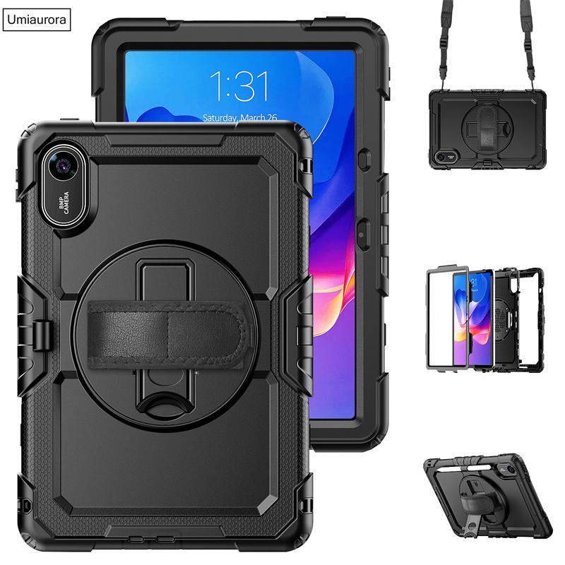 For Xiaomi Redmi Pad2 Pad 2 11 Inch 2025 Shockproof Silicon PC Hybrid Tablet Cover Stand Hand Shoulder Strap Rugged Case Funda