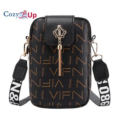Cozy Up Bedruckte Handytasche, Schlicht und modisch, Vielseitige Umhängetasche