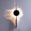 Corrugated LED Wall Lamp Modern Porch Wall Lamp Atmosphere Wall Sconces Creative Rotatable Wall Lights for Bedroom Hallway