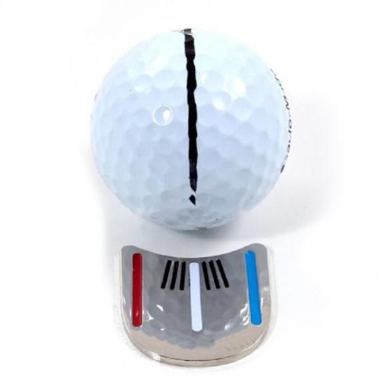 Metal Magnetic Hat Clip Golf Ball Marker Alignment Putting Aiming Tool Accessory