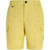 Solid Color Zippered Three-Quarter Casual Shorts Men Shorts Yellow J30J323406-KCQ