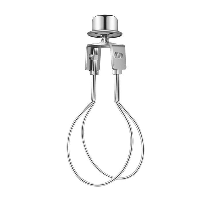 Runder Glühbirnen-Clip-Adapter, Lampenschirmhalter-Clip-on mit Lampenschirm, Oberer Halterhalter Stütz-Montageteile Konverter