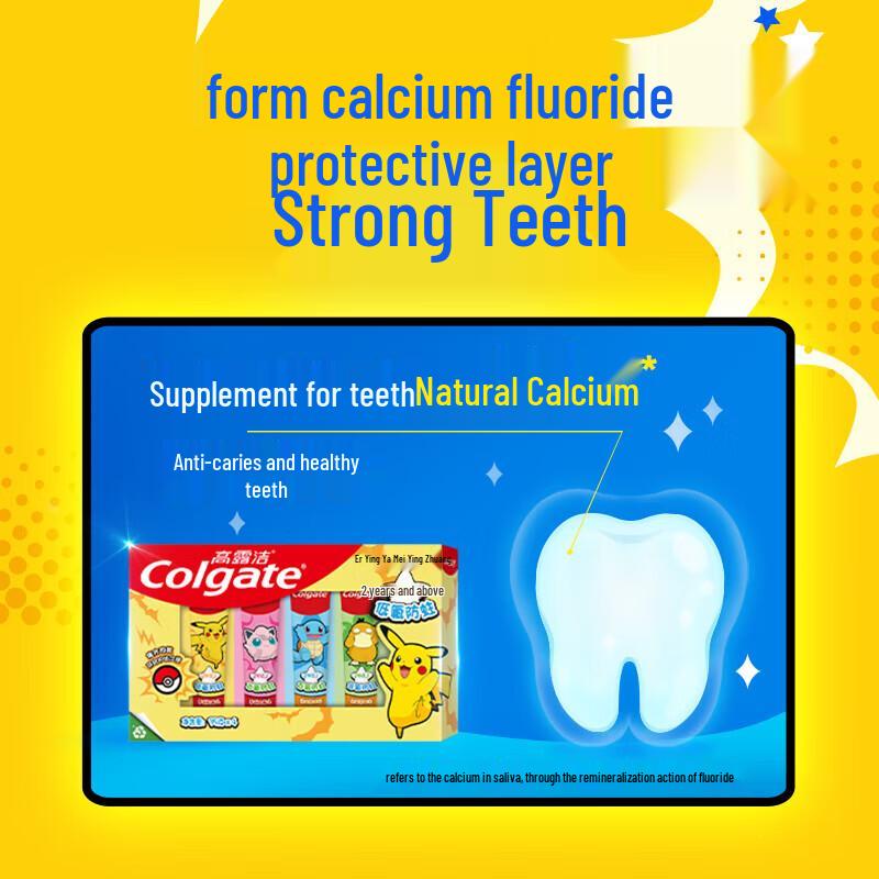 Colgate Pokemon Kids Anti-Cavity Fluoride Toothpaste Gift Set