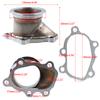 Stainless Steel Turbocharger Turbo Down Pipe 5 Bolt To 2.5"/ 63mm V Band Flange Adapter For GT25 GT28 T25 T28