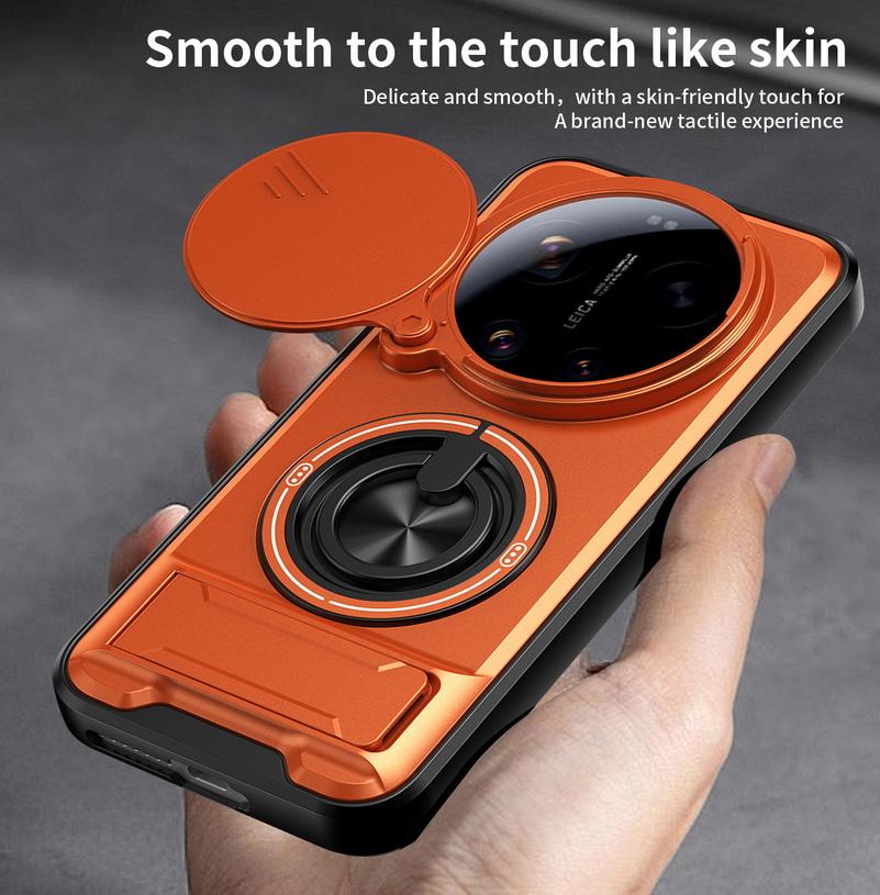 2 v 1 Držák na prsten s vestavěným magnetickým držákem do auta Pouzdro pro Xiaomi Mi 17 Ultra xiaomi17 ultra Ochranný kryt