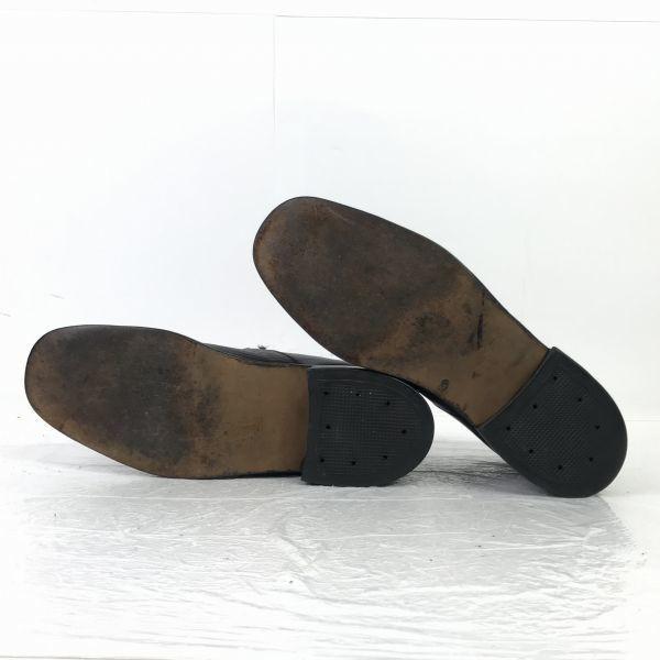 90s Vintage FREEMAN Pebble Leather Chukka Boots Black 8D 25.5 Dress shoes(USED)