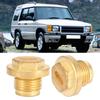 2pcs Differential Diff Brass Filler Drain Plugs with Seal Ring Fits for Land Rover Discovery 2