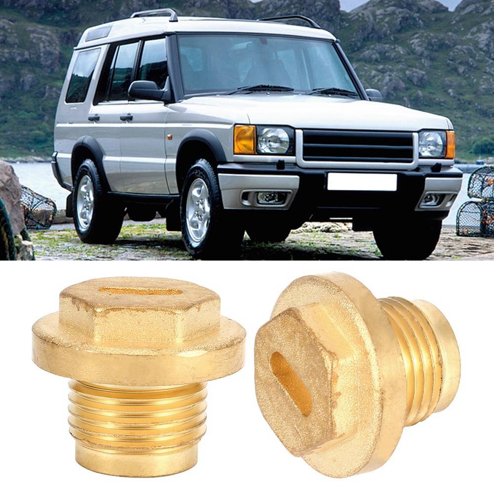 2pcs Differential Diff Brass Filler Drain Plugs with Seal Ring Fits for Land Rover Discovery 2