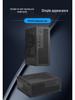 SKTC A09 Černá HTPC skříň, Stojící/Položená, Kompatibilní s ITX základní deskou, Malý 1U/Flex PSU