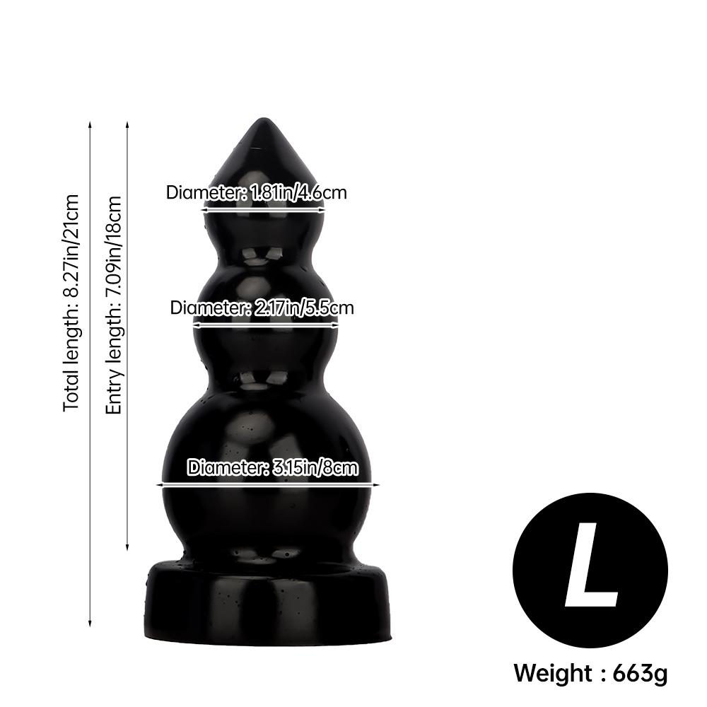 4 Sizes Huge Anal Plug Comfortable Silicone Anal Dildo Suction Cup Big Butt Plug Anal Dilator Adult Anal Sex Toys for Women Anus