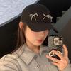 InsStyle Sweet Baseball Hat Peaked Hat Lovely Bowknot Sun Hat Summer Sport Hat