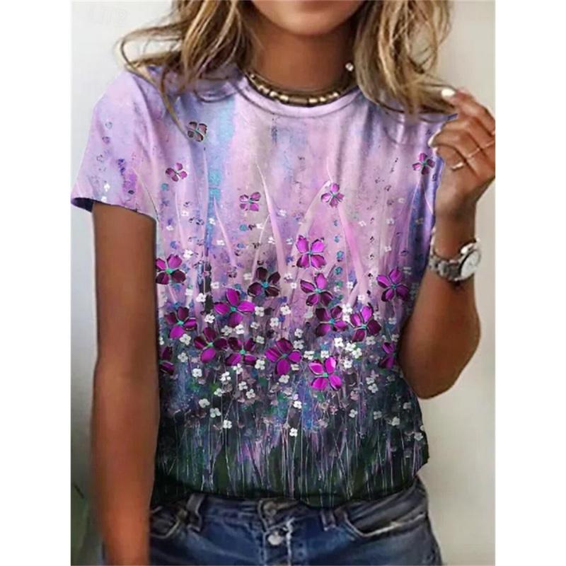 3D printed flower leaf insect women s T-shirt 2XS