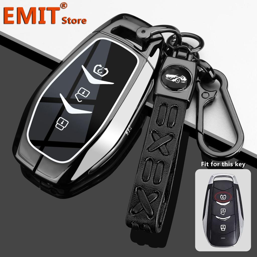 Key Case Cover for Dongfeng Fengguang Seres Evolute I-Space I-Pro Landian E5 Remote Shell Keychain Housing Holder Accessories