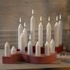 YS DIY Porous S-Shaped Candle Holder Silicone Mold Handmade Plaster Pendant Candlestick Holder Drops Glue Mould Home Decoration