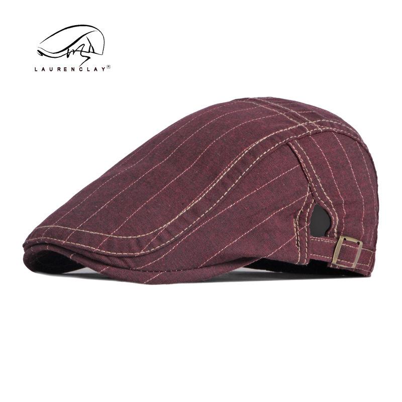 Exported To Japan Hats Men's Spring and Summer Thin Breathable Berets Men's British Retro Caps Women's