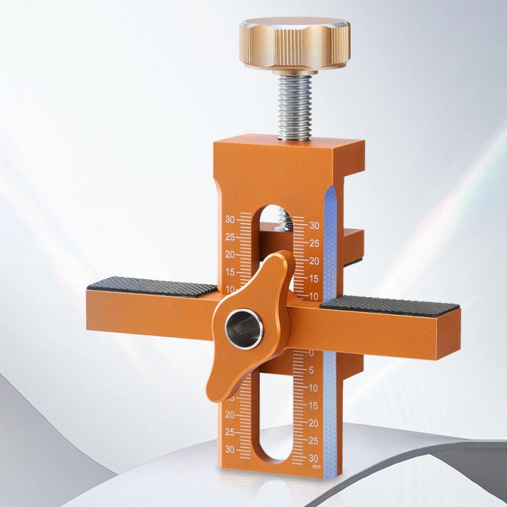 Cabinet Door Installation Positioner Aluminum Alloy Cabinet Auxiliary Positioner Adjustable Cabinet Door Installation Aid