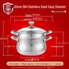 HOCUF H 304 Stainless Steel Double-Layer Soup Pot