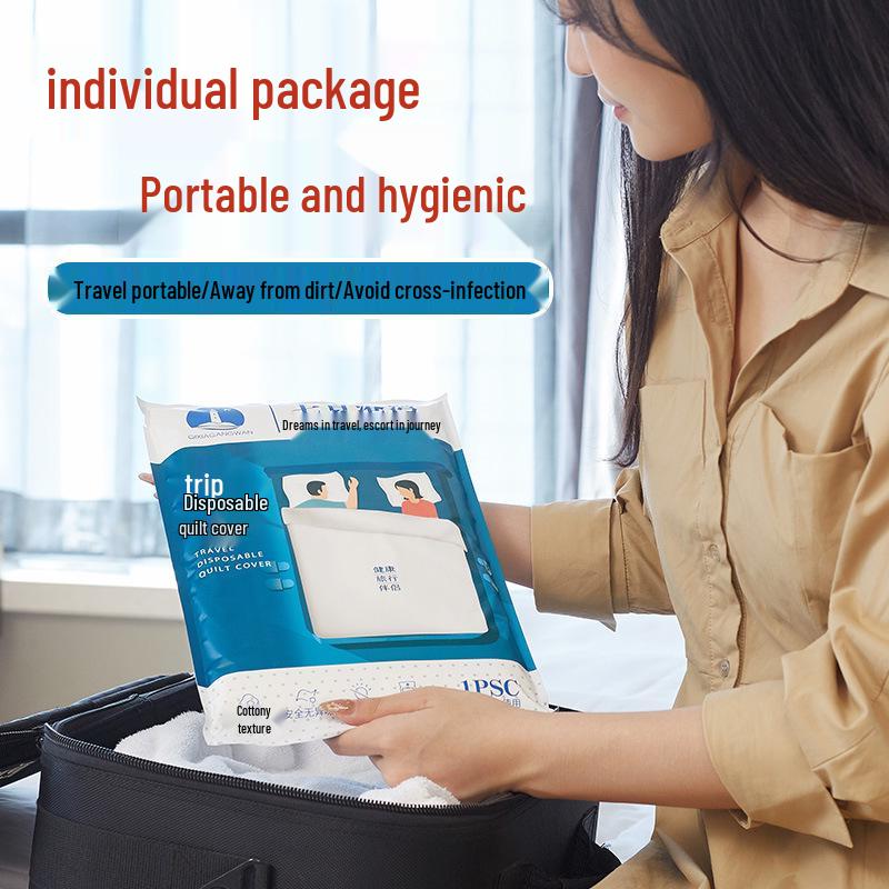 

Одноразовый водонепроницаемый дорожный набор простыней и наволочек 50x80cm