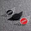 1pc 3d Metal Wings Logo Badge Sticker Rear Trunk Front Hood Emblem Decals