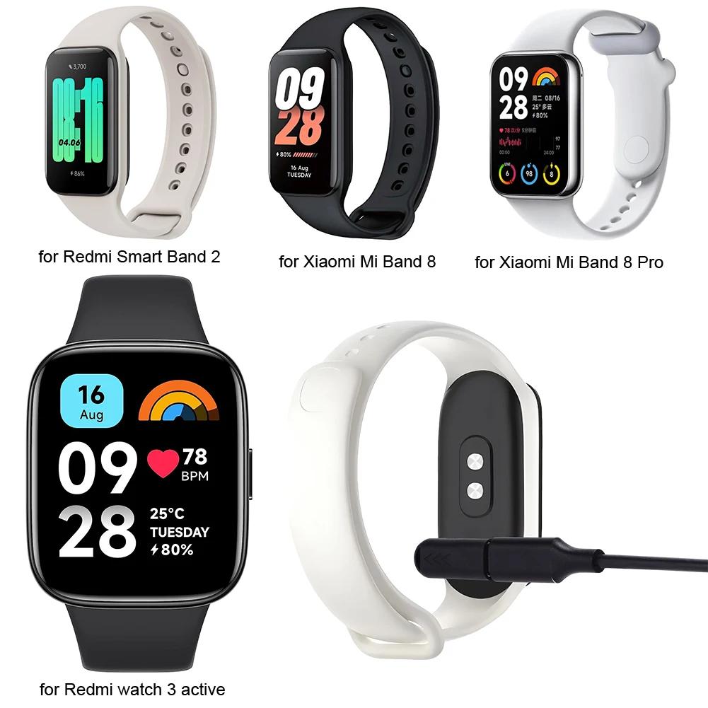 Pro Xiaomi Mi Band 9/8 Pro/8 Chytré hodinky Nabíjecí adaptér Konektor USB C 90° Magnetický nabíjecí adaptér pro Redmi Smart Band 2