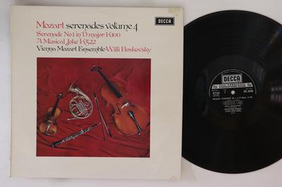 LP Record WIENER MOZART ENSEMBLE, WILLI BOSKO - Mozart Serenades Volume 4: Serenade SXL6499 DECCA 1971 UK Classical Used