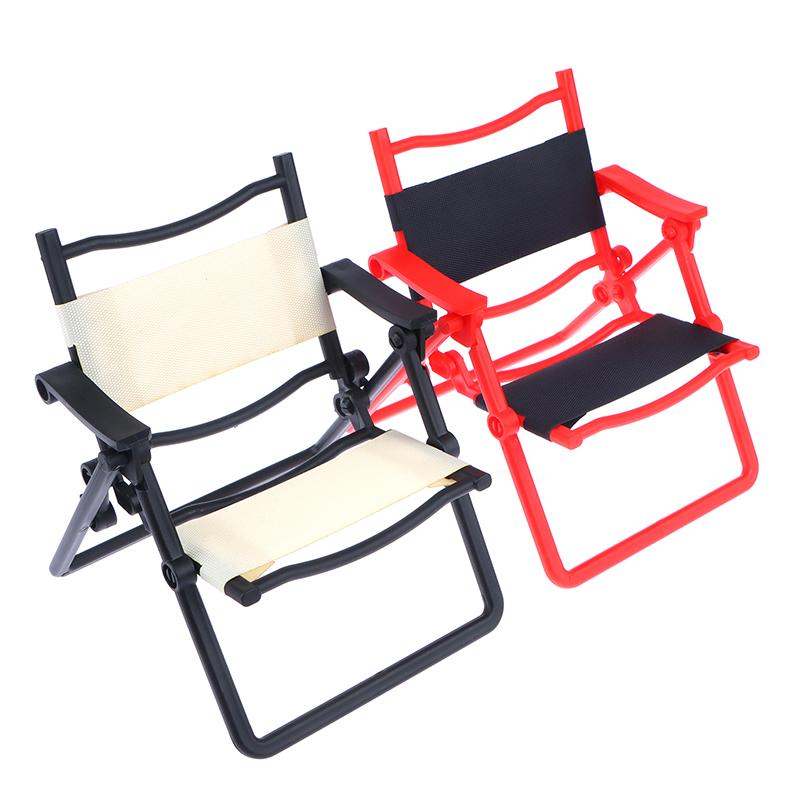 1:6 Dollhouse Mini Colorful Leisure Home Folding Chair Model Dollhouse Furniture Accessories