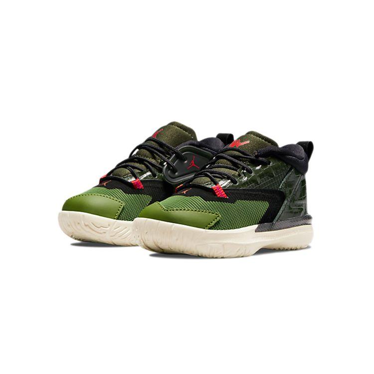 Air Jordan Zion 1 Let's Dance Carbon Green Asparagus Beach Black DC2023-300
