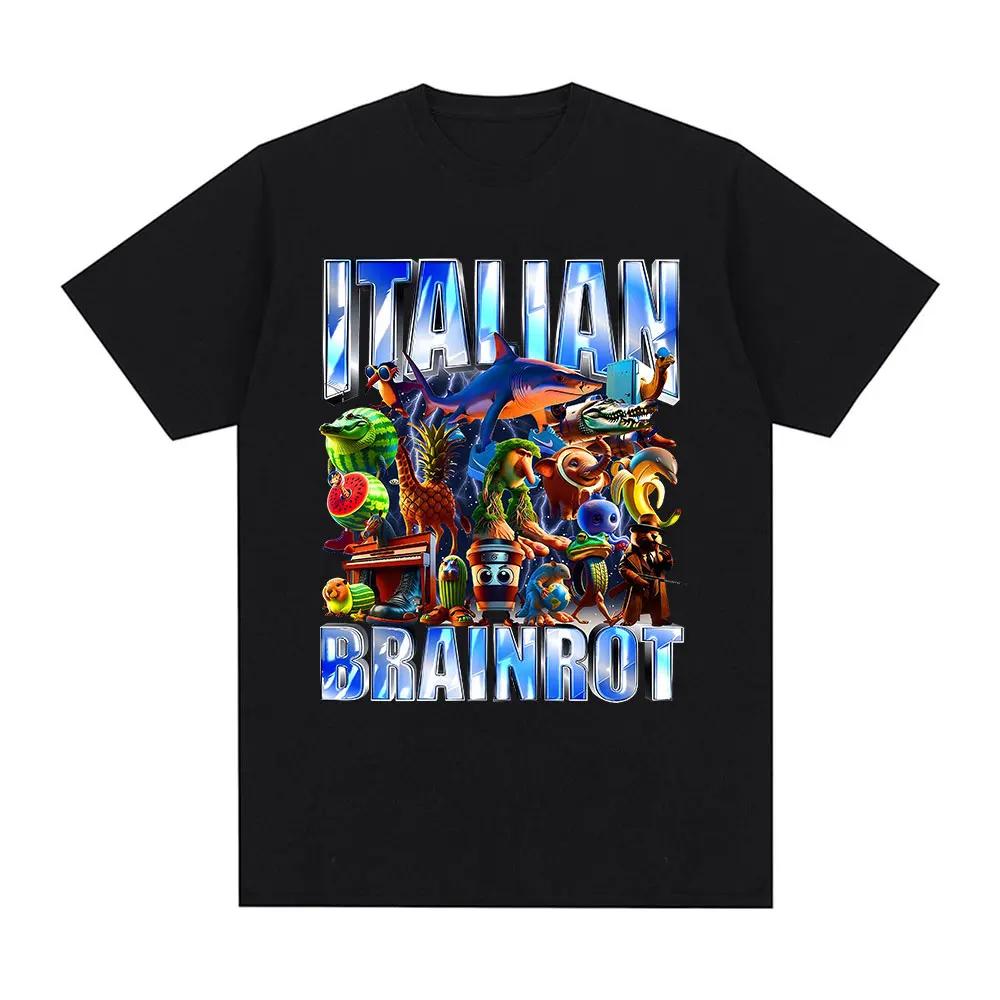 

Italian Brainrot Tralalero Tralala Tung Tung Tung Sahur Bombardiro Crocodilo Funny Meme Graphic Tshirt Women Fashion Tshirt S