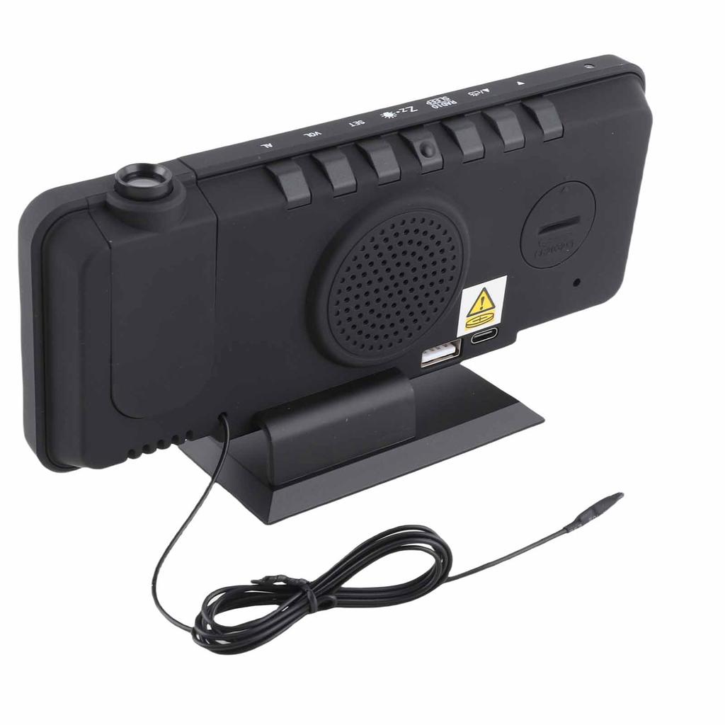 FM Radio LED Digital Smart Alarm Clock LED Digital Projection Alarm Clock for Bedroom Bedside