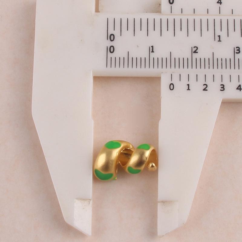 Matte Goldlegierung Schlange Jahr Anhänger: DIY Kindlicher Perlen-Schmuckzubehör