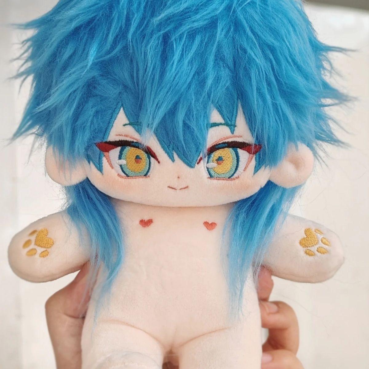 

20cm Game Dmmd Jiyan Wuthering Waves Handsome Plushie Change Suit Toy Figures Cosplay Cotton Doll Body With Skeleton Fans Gift with skeleton