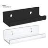 1Pc/6Pcs Clear Acrylic Vinyl Record Shelf Wall Mount Sleek Music Album Display Floating Shelves Record Holder