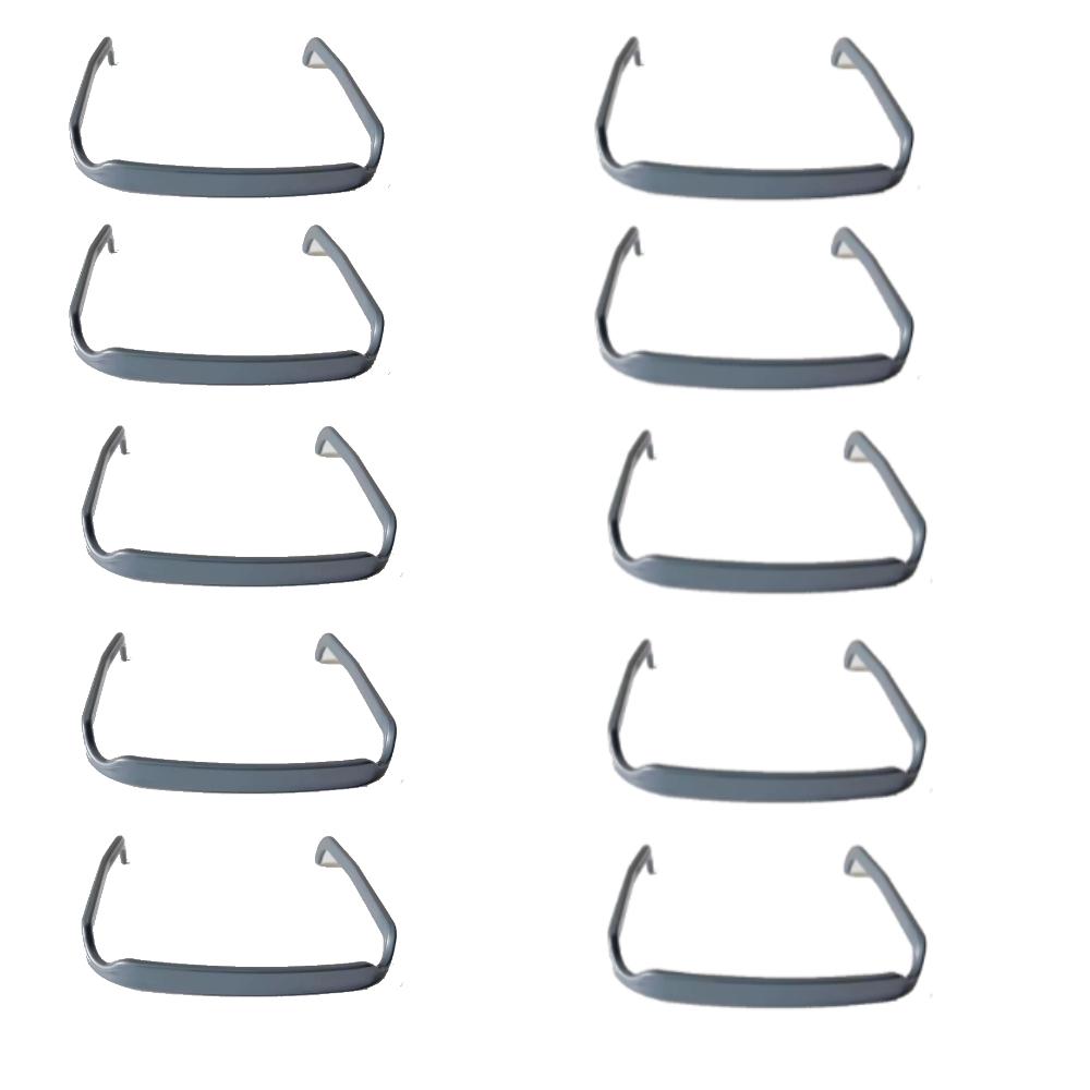 Women Square Glasses Sunglasses-Style Headband Invisible Fixed Hair Clips Wave Curly Hair Ties Temples Headband Accessories