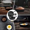4 Pack Mini Cast Iron Skillets, 4 Inch Small Frying Pan with Double Drip-Spouts, Black Cast Iron Skillet with Handle, Nonstick Frying Pans for Indoor