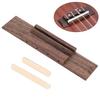 Universal Ukulele Bridge Rosewood Bridge + Lower Nut + Upper Nut (Folk Style)