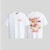 Mens Tshirt 2025 summer new loose American heavy print shortsleeved top