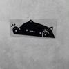 Adesivo per Auto Gatto Carino 14x5cm Kitty Anime Pellicola Vinilica Decalcomania per Carrozzeria Auto Paraurti Finestrini Moto Laptop Muro Accessori Auto