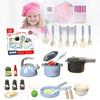 Colorful Kids Kitchen Toy Set With Realistic Cooking Features For Boys And Girls