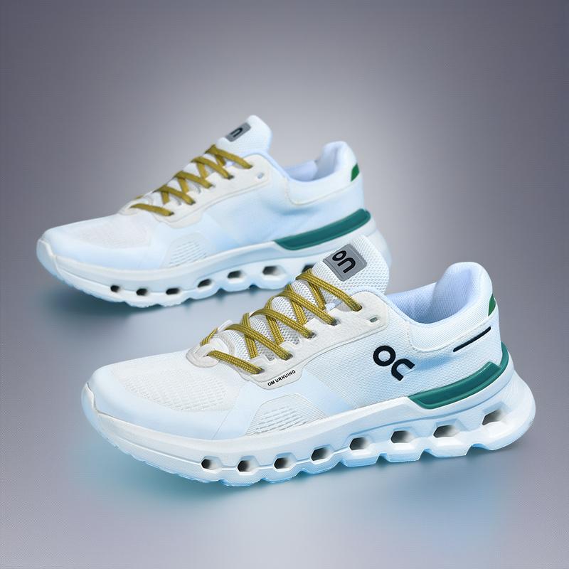 

2025Новые мужские кроссовки для бега Легкие Мягкие Уютные Дышащие Марафонские Мужские кроссовки Подошва из MD Амортизация Износостойкие Мужские спортивные туфли 39 белый