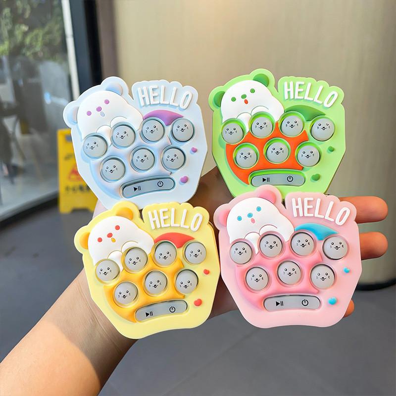 Mini Silicone Fun Whacamole Keychain For Car And Backpack Adorable Gift