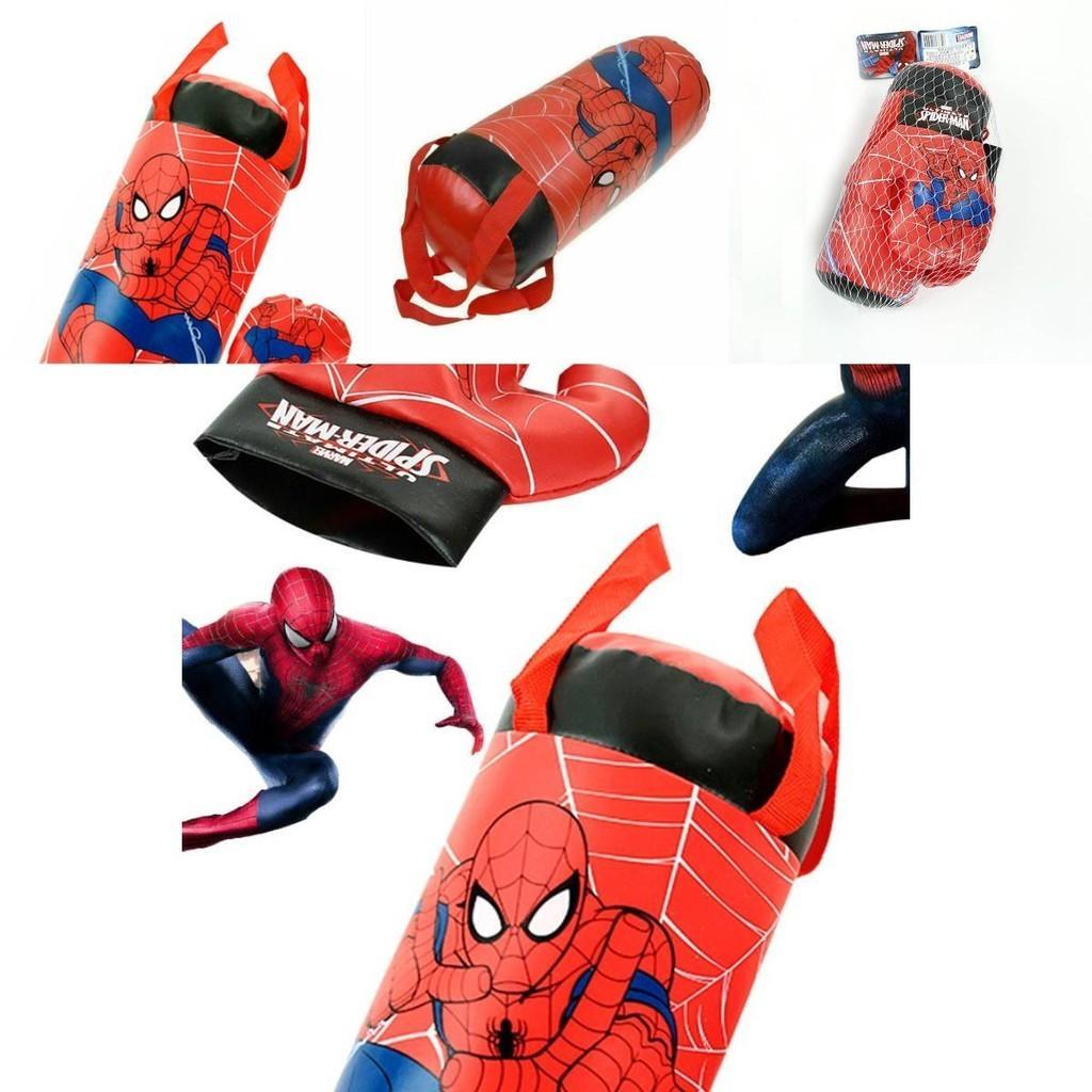 Disney Marvel Spider-man Boxing Toy Red Plastic Punching Gloves For Kids 2-5 Stress Relief