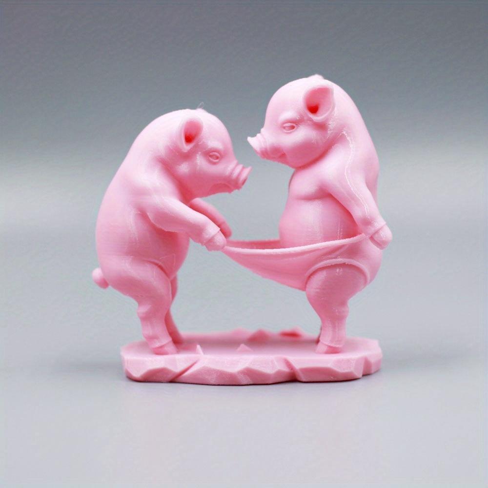 

1pc A Cute Cartoon Pig Figurine, a Decorative Piece for Festivals, Perfect As a Holiday Gift.