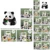 Panda Micro Building Blocks Puzzle Toy Plastic Material, Perfect Gift For Kids, 720-1782 Pieces Available