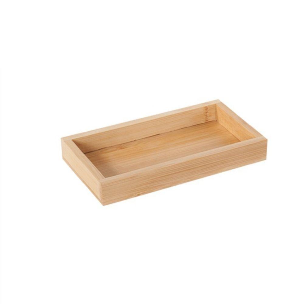 Bamboo Wooden Tea Tray Rectangular Dinner Plate Tableware Serving Tray  Hotel