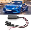 Bluetooth AUX Cable Adapter with Microphone Smartphone Handsfree Calling for Alpine Radios
